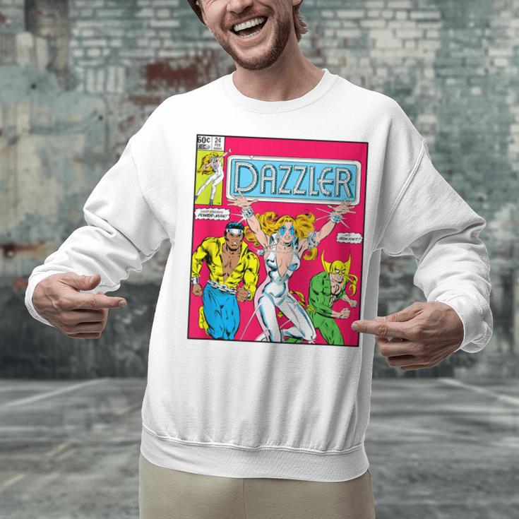 Marvel Universe Classic Dazzler Vintage Comic Book Cover Unisex Sweatshirt