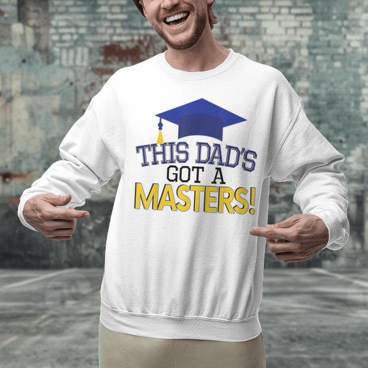 Masters Degree Proud Dad Graduation Shirt MBA Social Work Unisex Sweatshirt