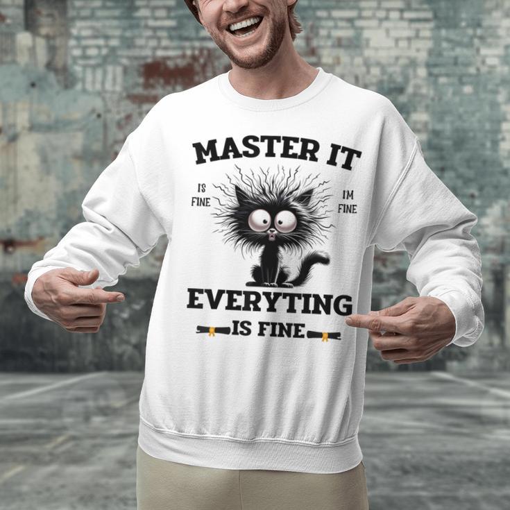 Masters Mastered It Graduate Master Degree Graduation Unisex Sweatshirt