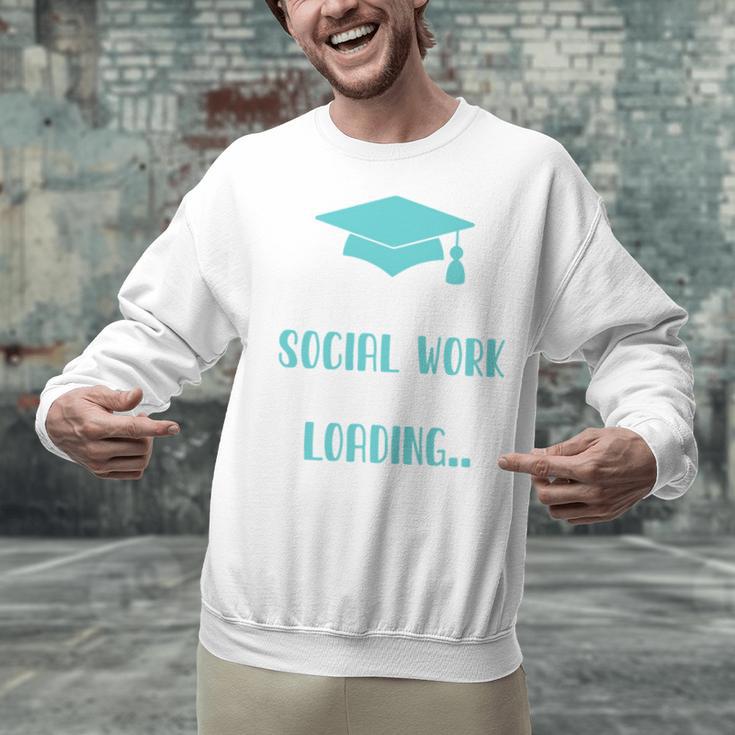 Masters Of Social Work Loading MSW Graduation Future Social Unisex Sweatshirt