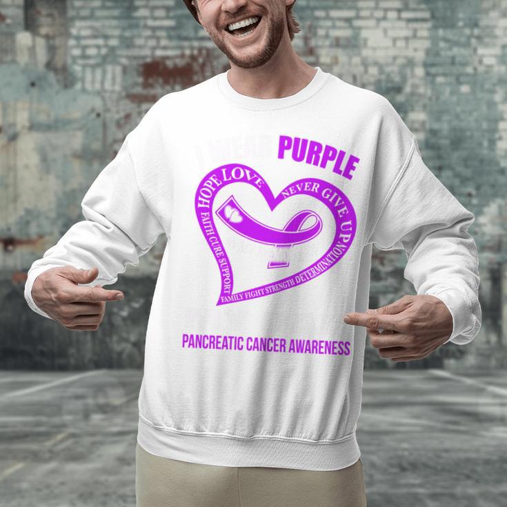 In My Memory Of My Dad PANCREATIC CANCER AWARENESS Unisex Sweatshirt