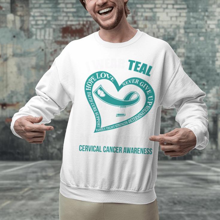 In My Memory Of My Daughter CERVICAL CANCER AWARENESS Unisex Sweatshirt