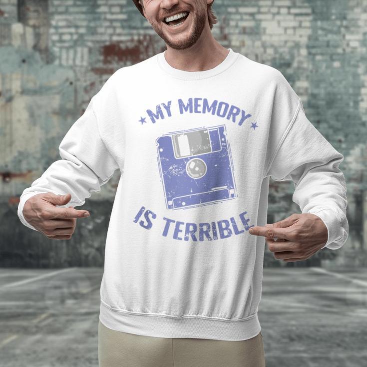 My Memory Is Terrible Floppy Diskette Memory Module Raglan Baseball Tee Unisex Sweatshirt My Memory Is Terrible Floppy Diskette Memory Module Raglan Baseball Tee Unisex Sweatshirt