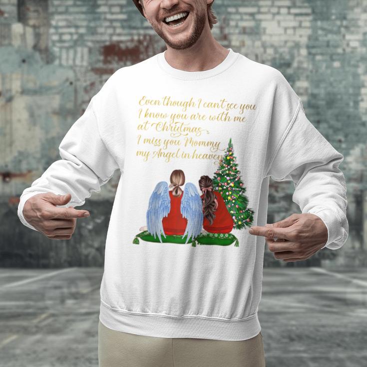 My Mom My Angel In Loving Memory Of My Mom Mommy's Girl Raglan Baseball Tee Unisex Sweatshirt