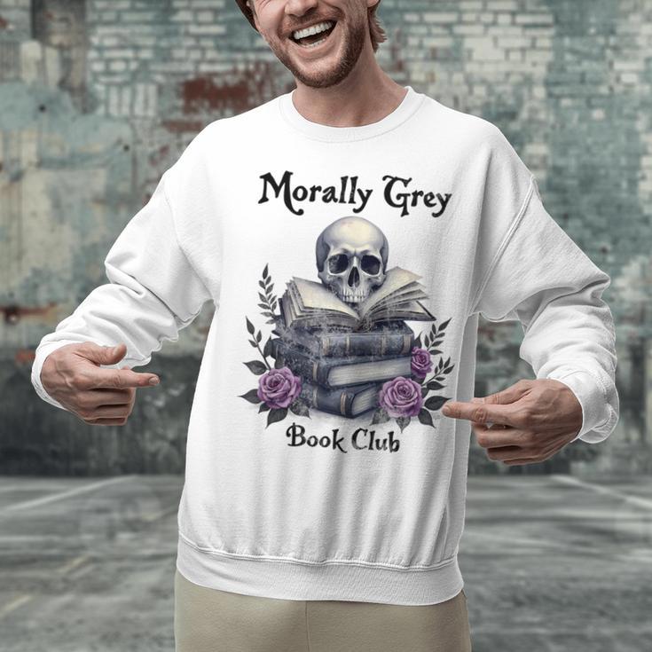 Morally Grey Book Club Gothic Vintage Style Unisex Sweatshirt