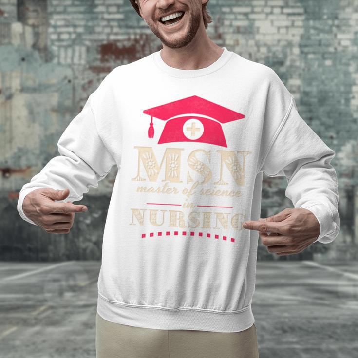 Msn Master Of Science In Nursing College Graduation Premium Tri-Blend Unisex Sweatshirt