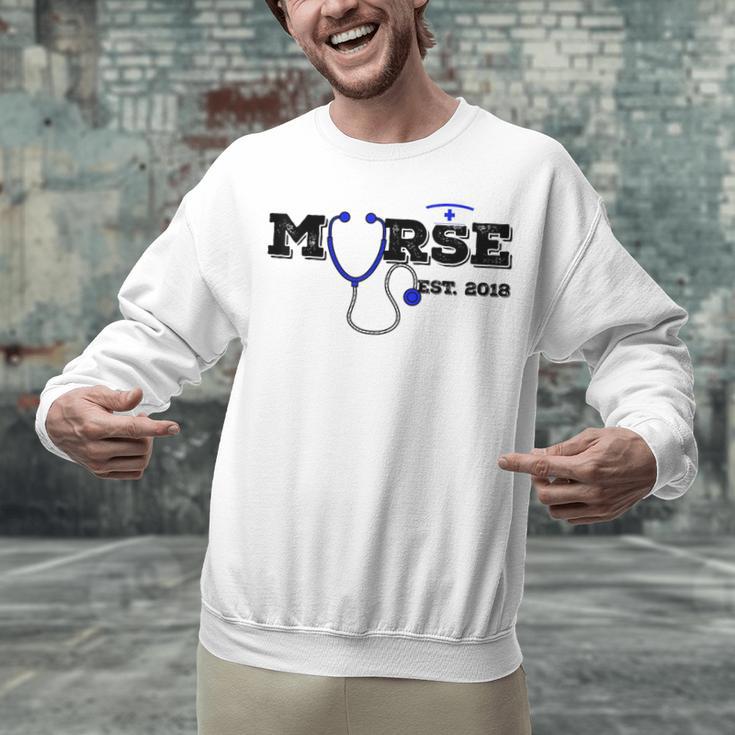 Murse Est 2018 Male Nurse Graduation Unisex Sweatshirt