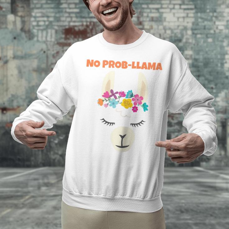No Prob Llama Birthday Graduation Women Kids Girls Unisex Sweatshirt