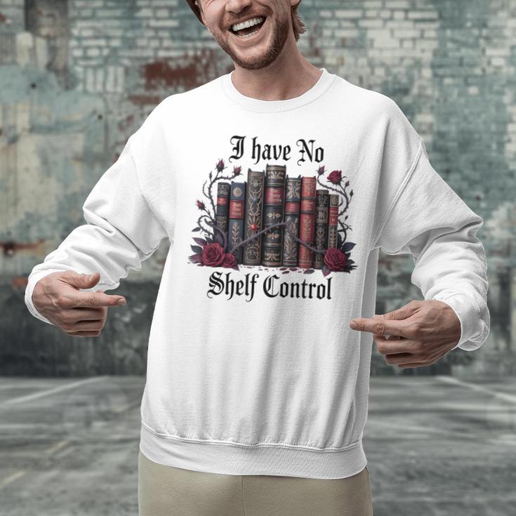 I Have No Shelf Control Dark Academia Book Lover TBR Unisex Sweatshirt