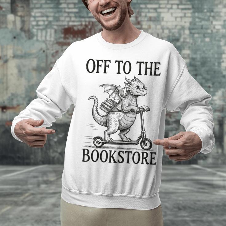 Off To The Bookstore Reading Bookworm Unisex Sweatshirt