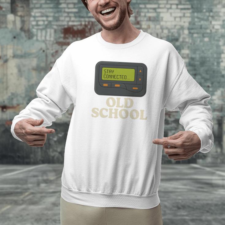 Old School 90s Pager Retro Nostalgia Vintage Tech Gen Unisex Sweatshirt Old School 90s Pager Retro Nostalgia Vintage Tech Gen Unisex Sweatshirt