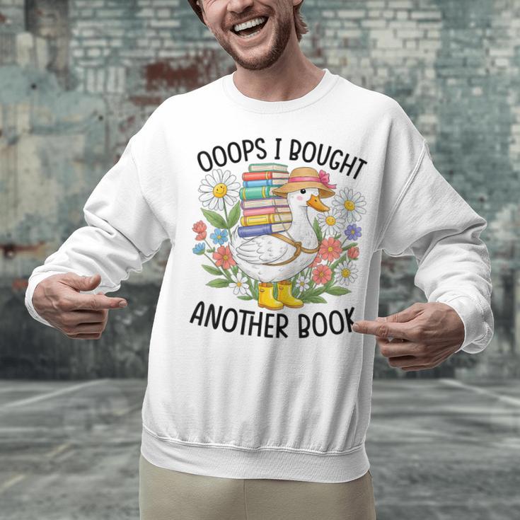 Oops I Bought Another Book Goose Unisex Sweatshirt