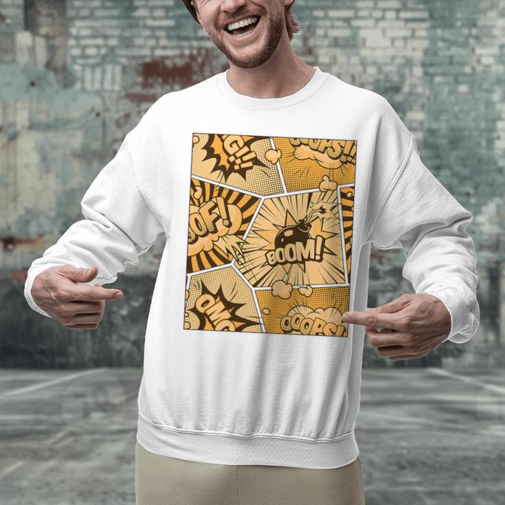 Orange Comic Book Orange Color Graphic Premium Tri-Blend Unisex Sweatshirt Orange Comic Book Orange Color Graphic Premium Tri-Blend Unisex Sweatshirt