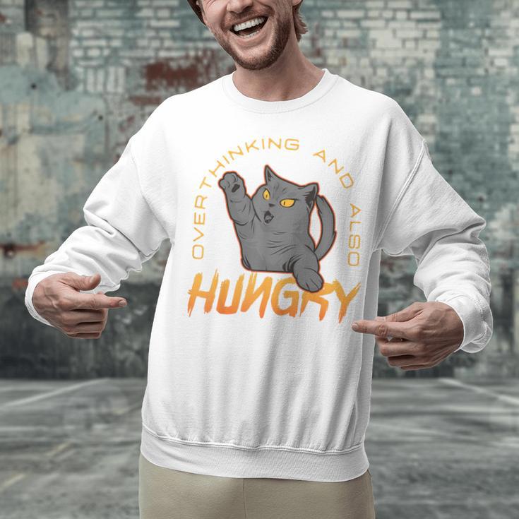 Overthinking And Also Hungry Introverted Overthinker Unisex Sweatshirt Overthinking And Also Hungry Introverted Overthinker Unisex Sweatshirt
