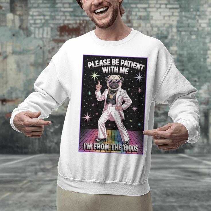 Be Patient With Me I'm From The 1900s Birthday Premium Tri-Blend Unisex Sweatshirt