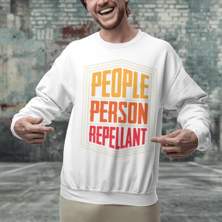 People Person Repellant Introvert Premium Unisex Sweatshirt