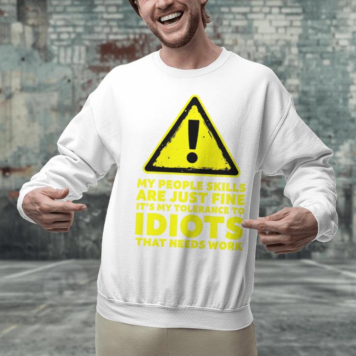 My People Skills Are Just Fine Sarcastic Introvert Premium Tri-Blend Unisex Sweatshirt My People Skills Are Just Fine Sarcastic Introvert Premium Tri-Blend Unisex Sweatshirt