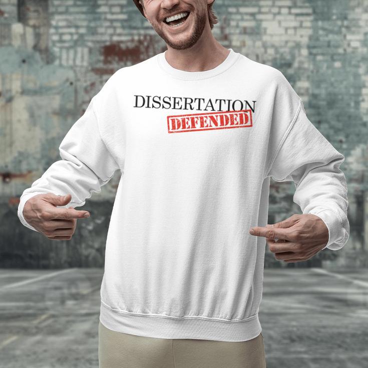 PhD Thesis Defense Graphic Doctoral Graduation Unisex Sweatshirt