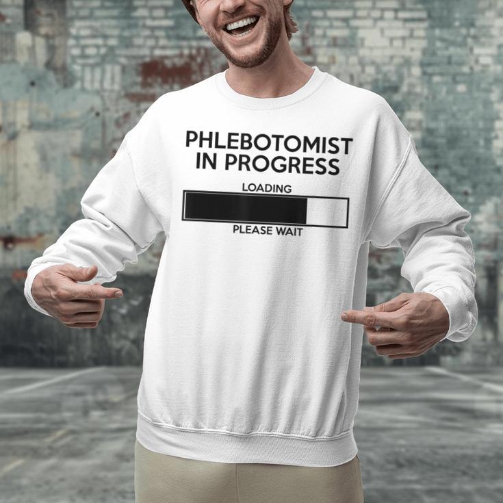Phlebotomist In Progress Phlebotomy School Graduation Unisex Sweatshirt