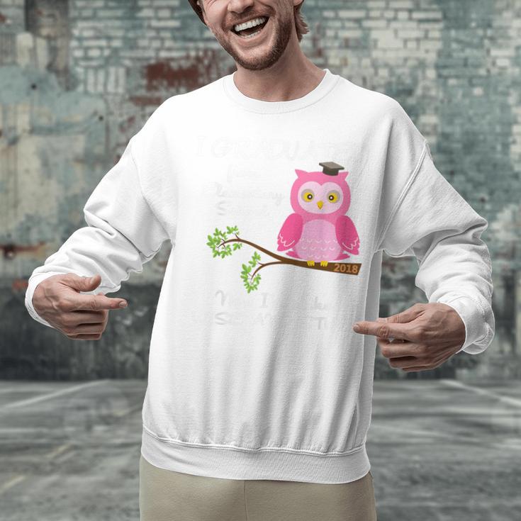 Pink I Graduated From Elementary Graduation Unisex Sweatshirt
