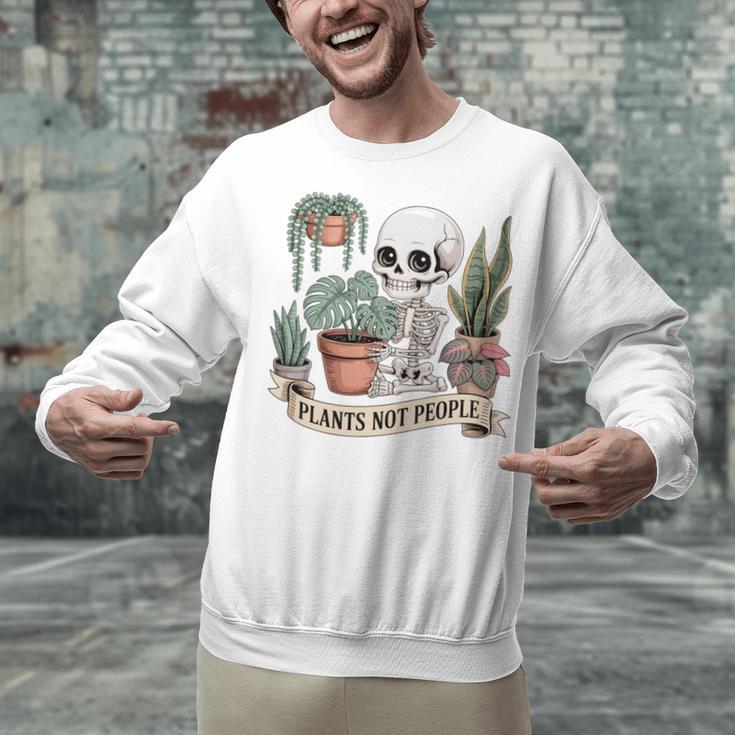 Plant Introvert Gardener Houseplant Botanical Women Men Kids Unisex Sweatshirt
