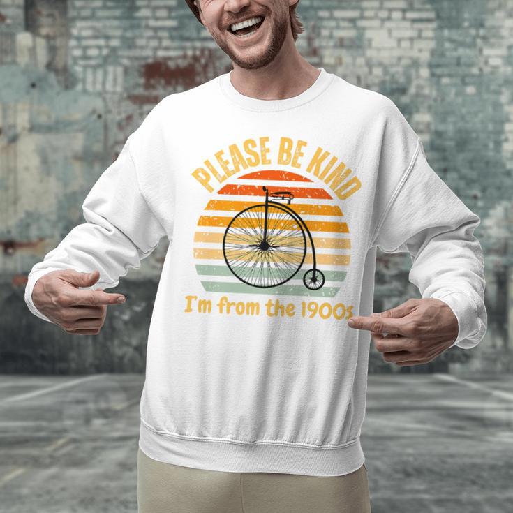Please Be Kind I'm From The 1900s Penny Farthing Premium Unisex Sweatshirt Please Be Kind I'm From The 1900s Penny Farthing Premium Unisex Sweatshirt