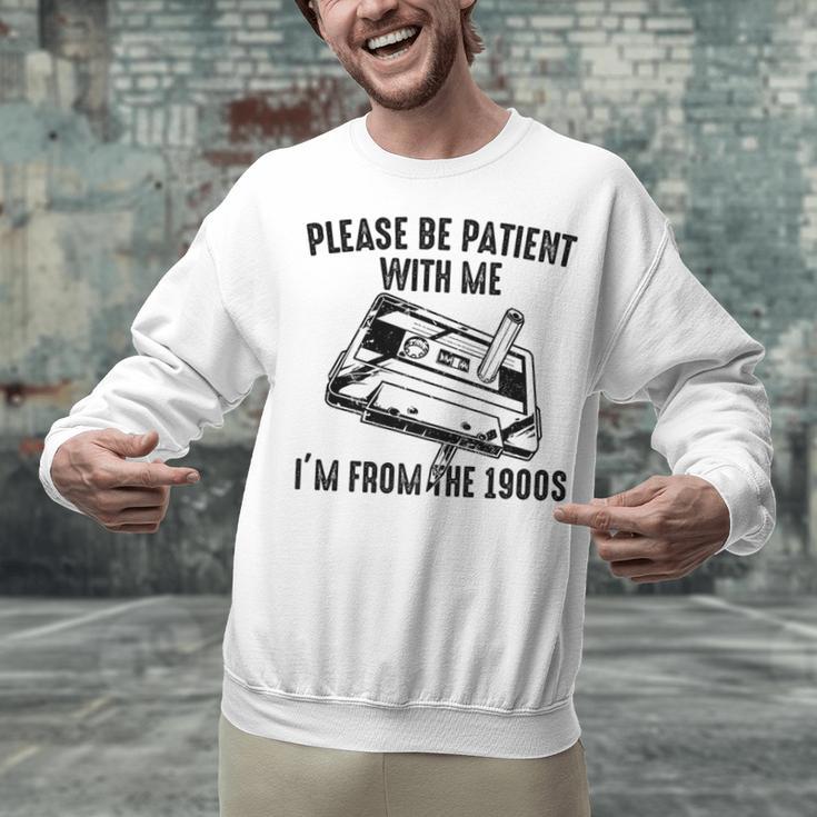 Please Be Patient With Me I'm From The 1900s Cassette Pencil Premium Unisex Sweatshirt Please Be Patient With Me I'm From The 1900s Cassette Pencil Premium Unisex Sweatshirt