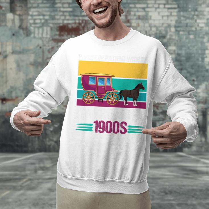Please Be Patient With Me I'm From The 1900s Cool Dad Premium Unisex Sweatshirt
