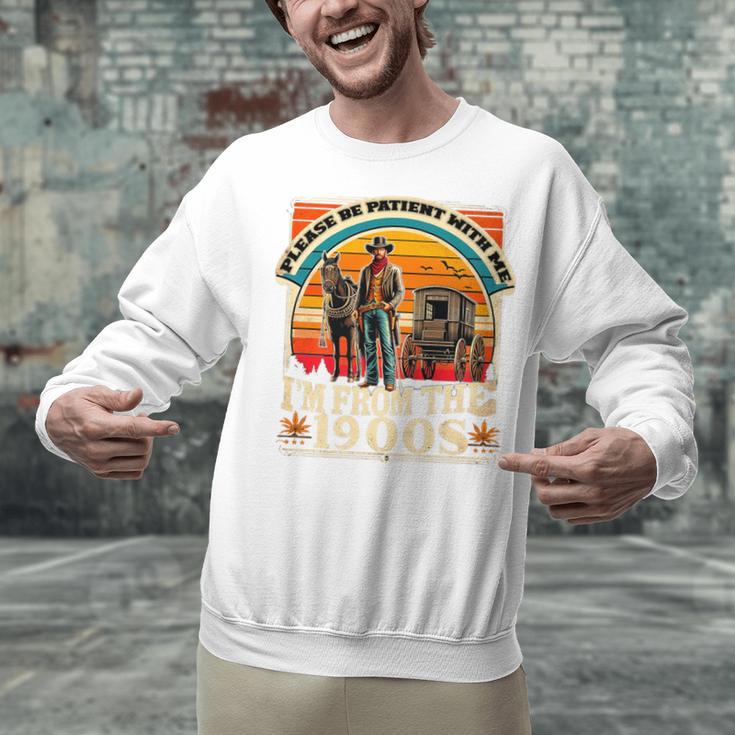 Please Be Patient With Me I'm From The 1900s Cowboy Premium Unisex Sweatshirt Please Be Patient With Me I'm From The 1900s Cowboy Premium Unisex Sweatshirt