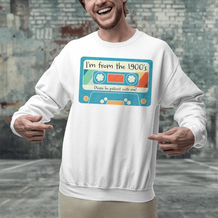Please Be Patient With Me I'm From The 1900s Dad Premium Unisex Sweatshirt