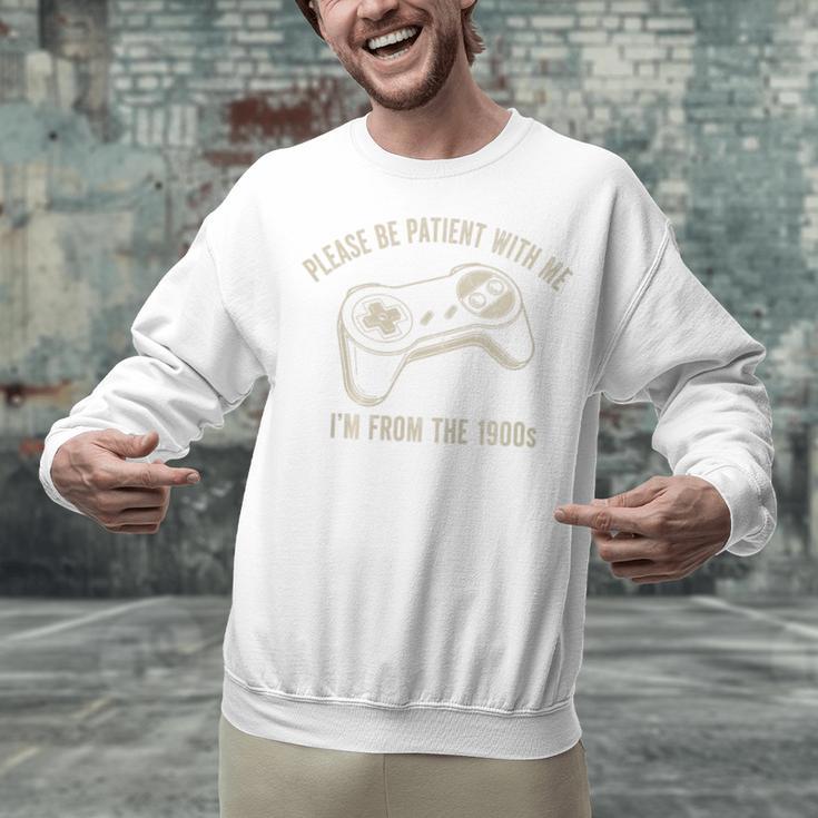 Please Be Patient With Me I'm From The 1900s Gamer Premium Tri-Blend Unisex Sweatshirt Please Be Patient With Me I'm From The 1900s Gamer Premium Tri-Blend Unisex Sweatshirt