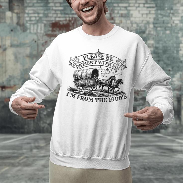 Please Be Patient With Me I'm From The 1900s For Men Women Premium Tri-Blend Unisex Sweatshirt Please Be Patient With Me I'm From The 1900s For Men Women Premium Tri-Blend Unisex Sweatshirt