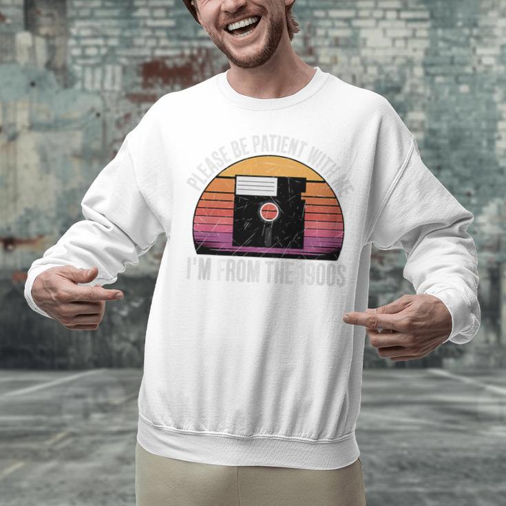 Please Be Patient With Me I'm From The 1900s PC Floppy Disk Premium Tri-Blend Unisex Sweatshirt