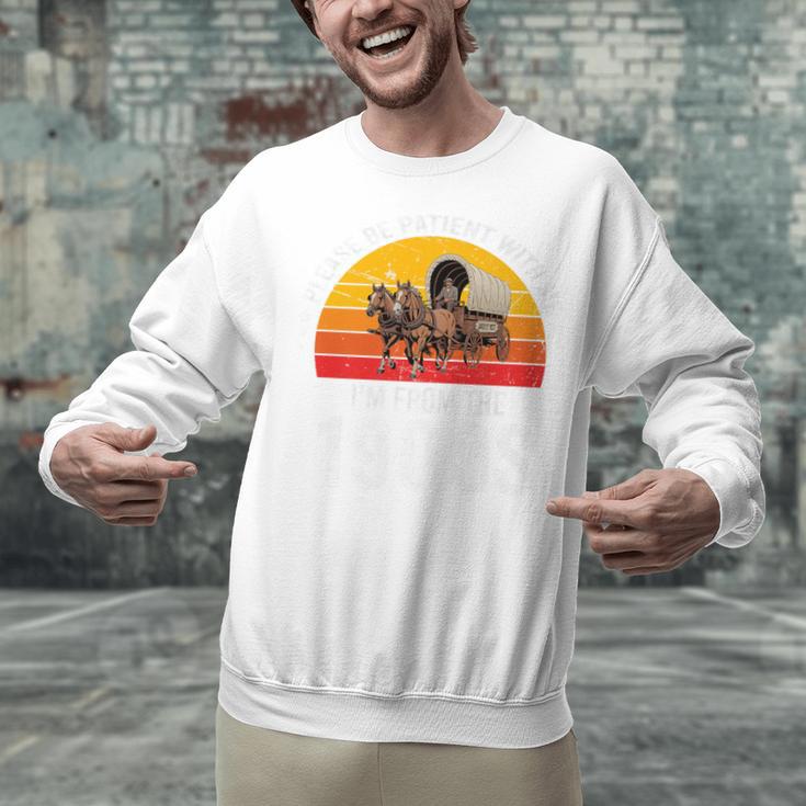 Please Be Patient With Me I'm From The 1900s Premium Unisex Sweatshirt