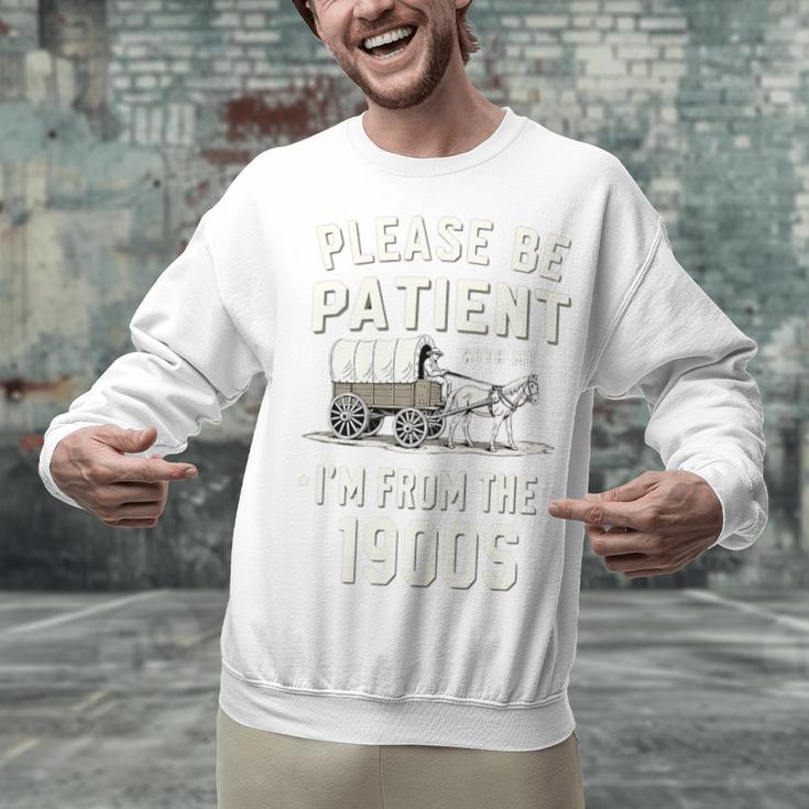 Please Be Patient I'm From The 1900s Retro Premium Tri-Blend Unisex Sweatshirt Please Be Patient I'm From The 1900s Retro Premium Tri-Blend Unisex Sweatshirt