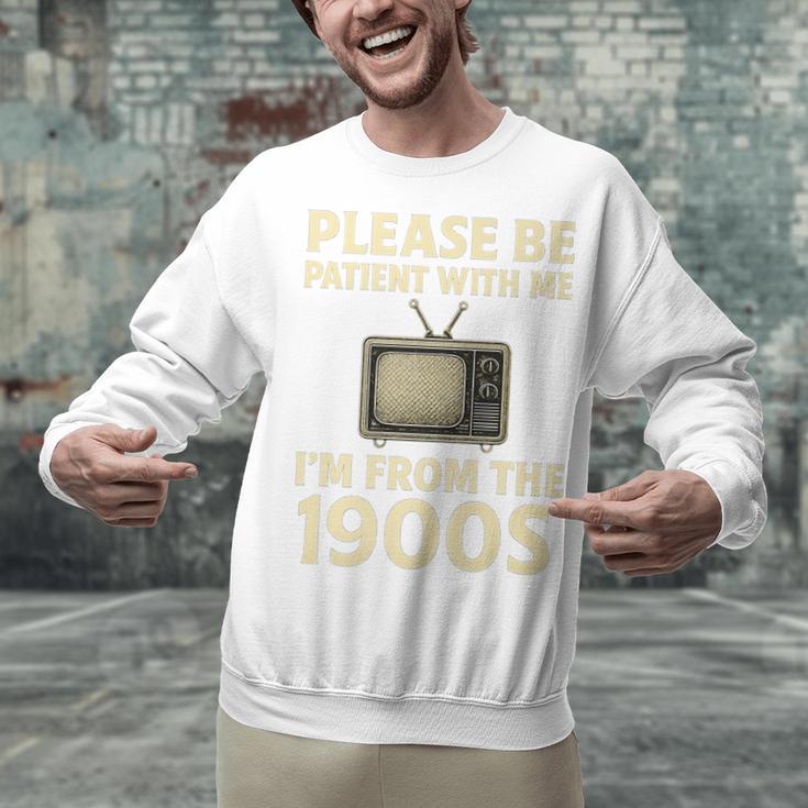Please Be Patient With Me I'm From The 1900s Television Set Premium Unisex Sweatshirt