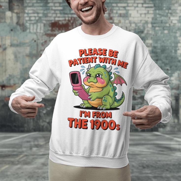 Please Be Patient I'm From The 1900s Vintage Men Women Premium Tri-Blend Unisex Sweatshirt Please Be Patient I'm From The 1900s Vintage Men Women Premium Tri-Blend Unisex Sweatshirt
