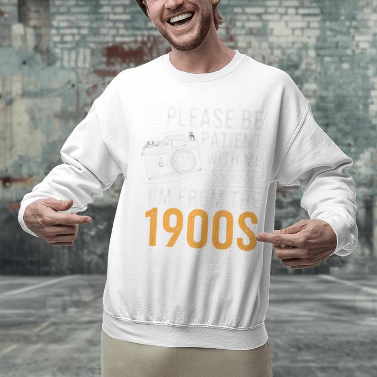 Please Be Patient With Me I'm From The 1900s Vintage Oldie Premium Unisex Sweatshirt