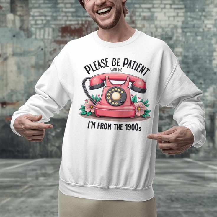 Please Be Patient With Me I'm From The 1900s Women Girl Premium Tri-Blend Unisex Sweatshirt