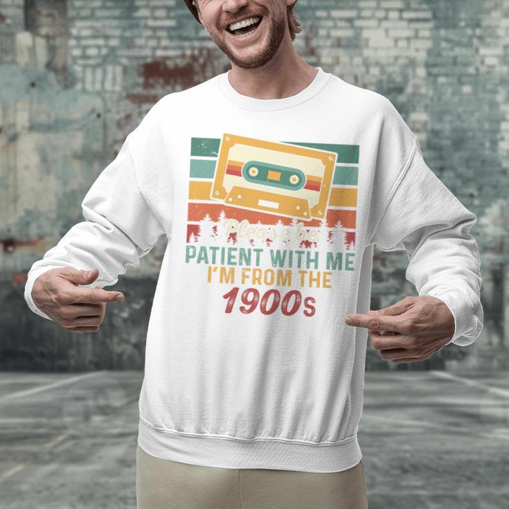 Please Be Patient-With Me I'm From The 1900s Retro Music Premium Unisex Sweatshirt