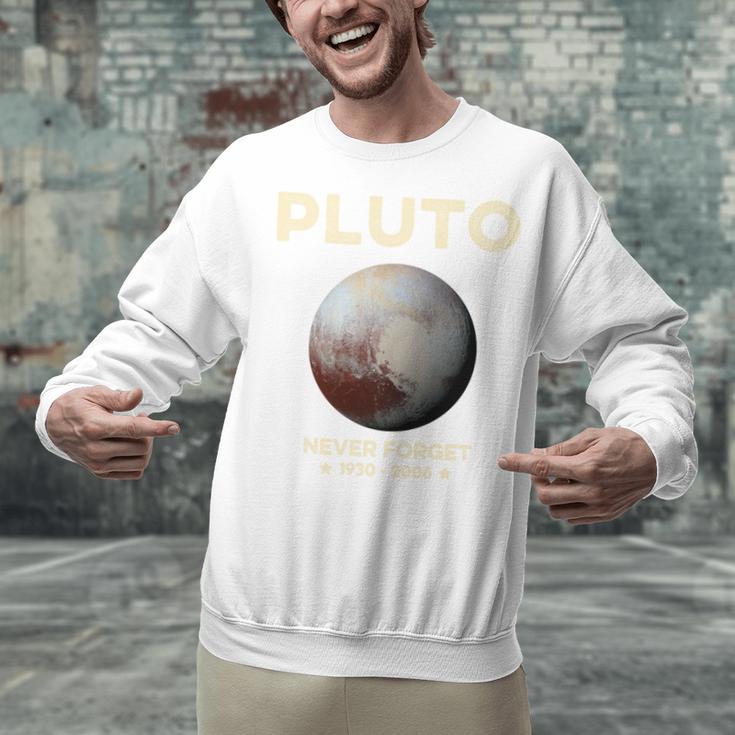 Pluto Never Forget 1930-2006 Planet Space Science Nostalgia Unisex Sweatshirt