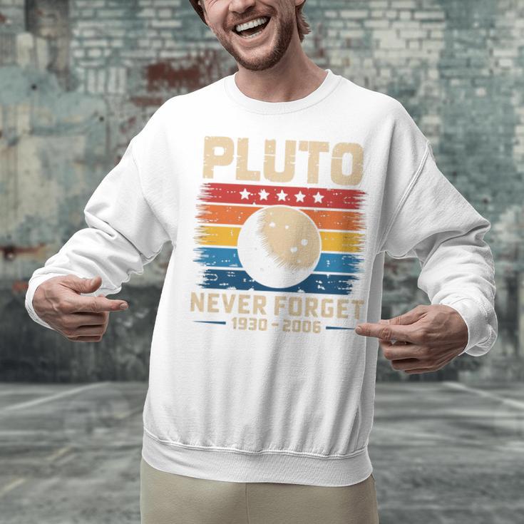 Pluto Never Forget Space Nostalgia Astronomy Humor Unisex Sweatshirt Pluto Never Forget Space Nostalgia Astronomy Humor Unisex Sweatshirt