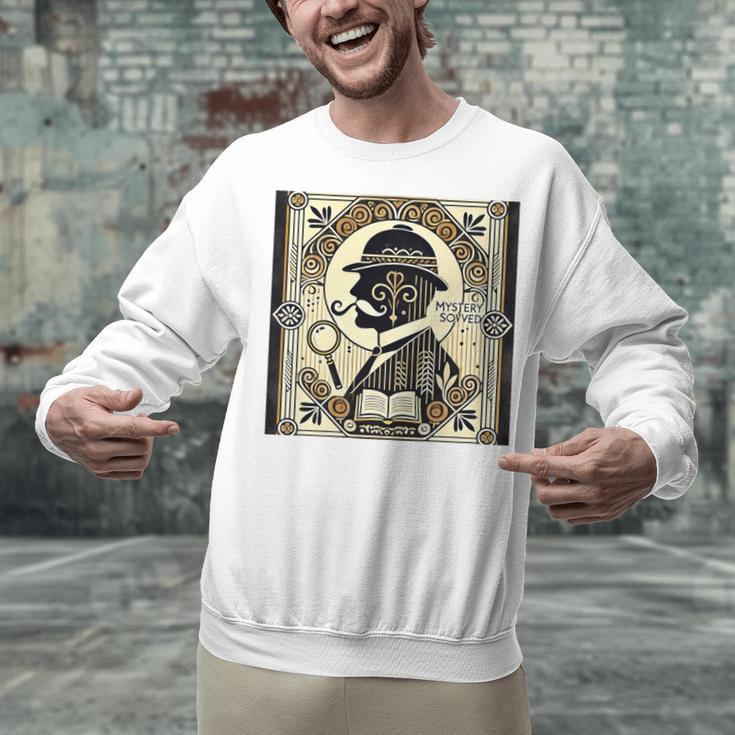Poirot Mystery Books Vintage Detective Premium Tri-Blend Unisex Sweatshirt Poirot Mystery Books Vintage Detective Premium Tri-Blend Unisex Sweatshirt