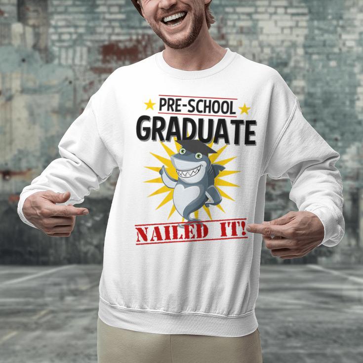 Pre K Nailed It Shirt 2019 Shark Graduation TShirt Unisex Sweatshirt