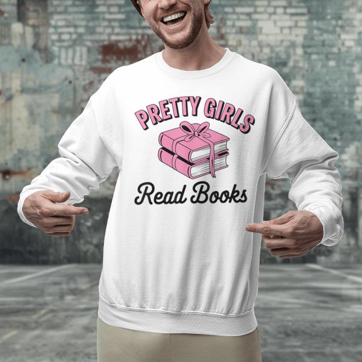 Pretty Girls Read Books Bookworm Book Lover Teacher Unisex Sweatshirt Pretty Girls Read Books Bookworm Book Lover Teacher Unisex Sweatshirt