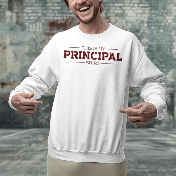 This Is My Principal Shirt Graduation T-Shirt Unisex Sweatshirt