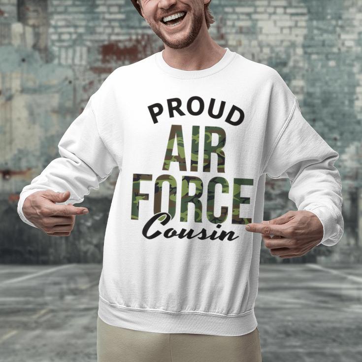 Proud Air Force Cousin Deployment Homecoming Graduation USAF Unisex Sweatshirt