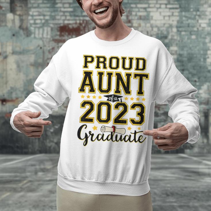 Proud Aunt Of A 2023 Graduate Family Matching Graduation Unisex Sweatshirt