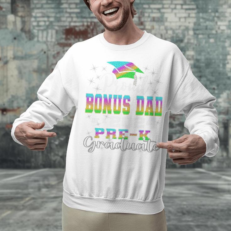 Proud Bonus Dad Of PreK School Graduate 2024 Graduation Premium Unisex Sweatshirt