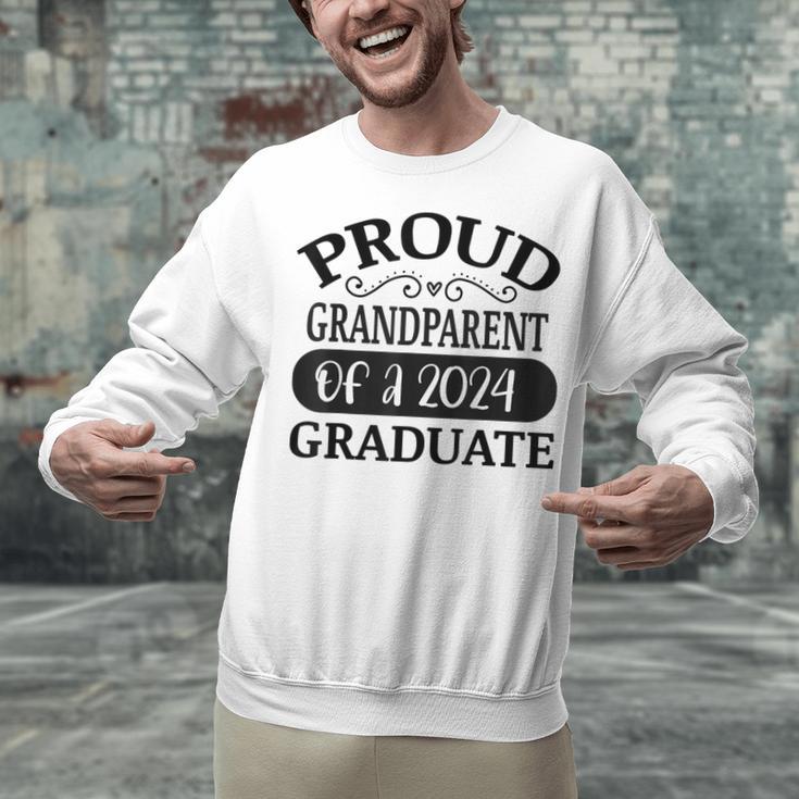 Proud Grandparent Of A Class Of 2024 Graduate Graduation Unisex Sweatshirt